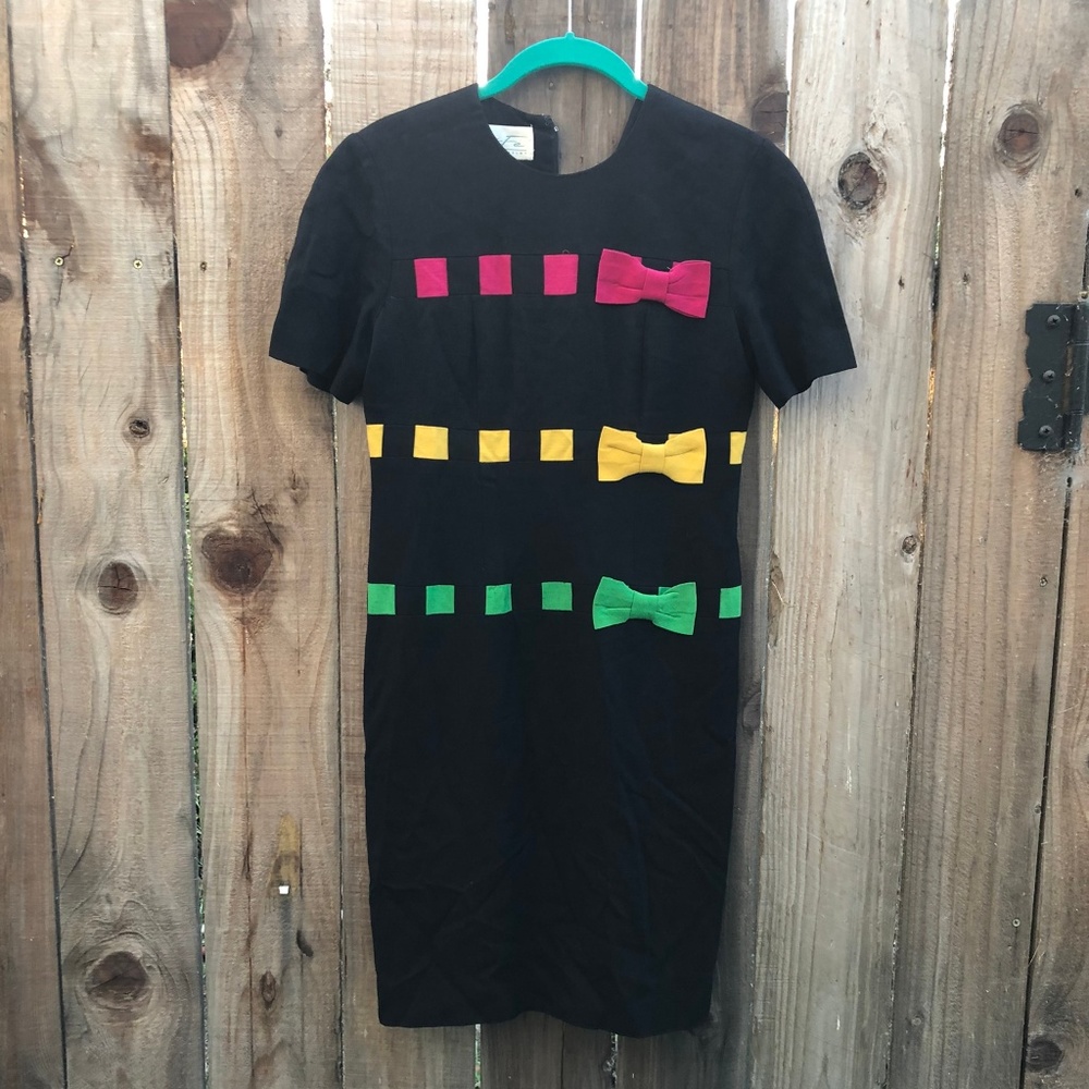 Vintage Black Bow Day Santa Fe by Jim Tremblay